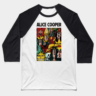 Monsters Party of Alice Cooper Baseball T-Shirt